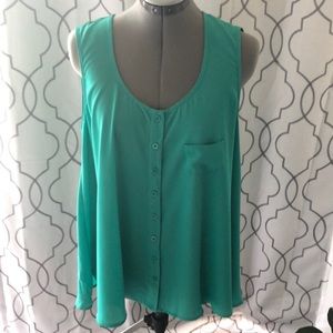 Style & Co. button down tank top